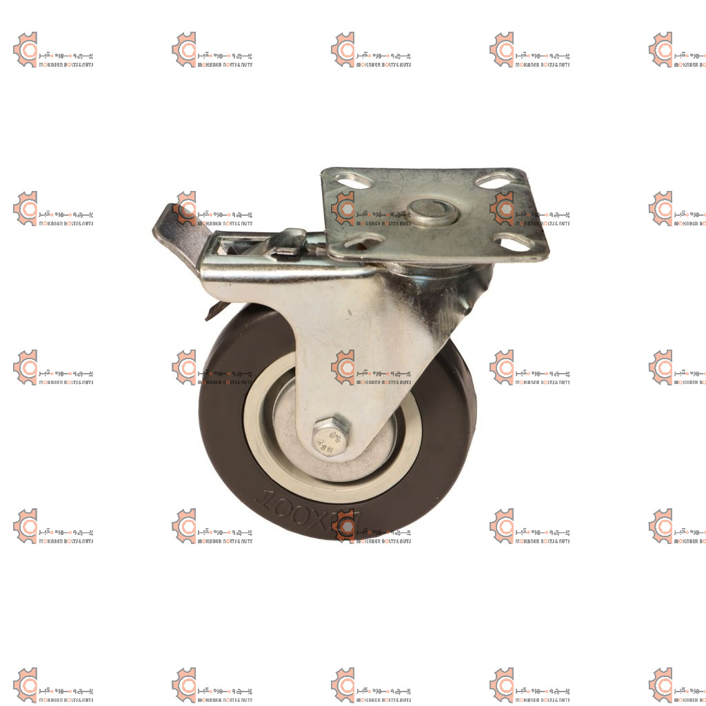 چرخ بیمارستانی کفی ترمزدار